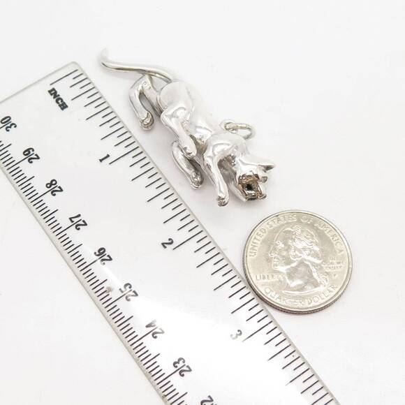 925 Sterling Silver Vintage Wild Animal Pendant - Picture 2 of 7